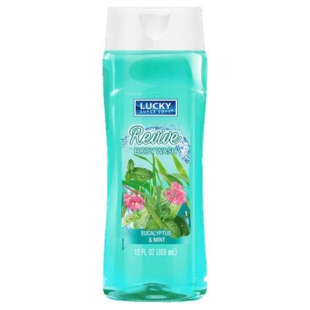 LUCKY BODY WASH 12OZ EUCALYPTUS & MINT