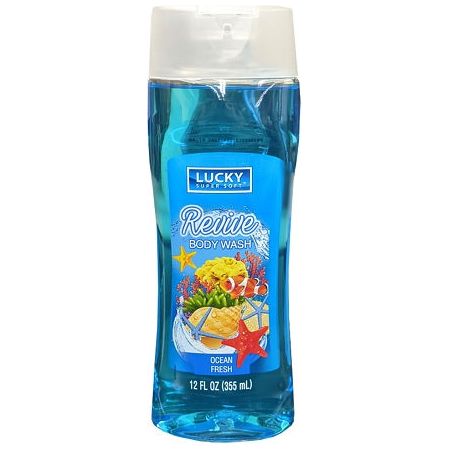 LUCKY BODY WASH 12OZ OCEAN FRESH