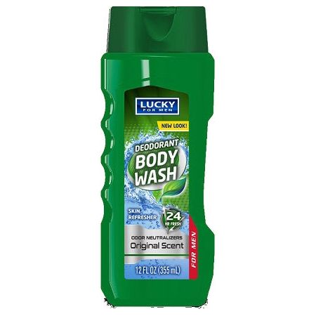 LUCKY MENS BODY WASH ORIG. 24HR 18OZ