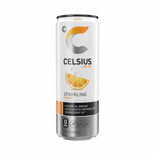 CELSIUS ORANGE 12oz/24CT