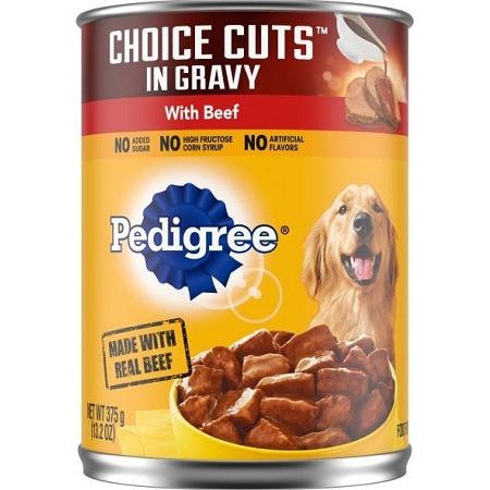PEDIGREE CAN CHOICE CUTS BEEF 13.2OZ/12CT