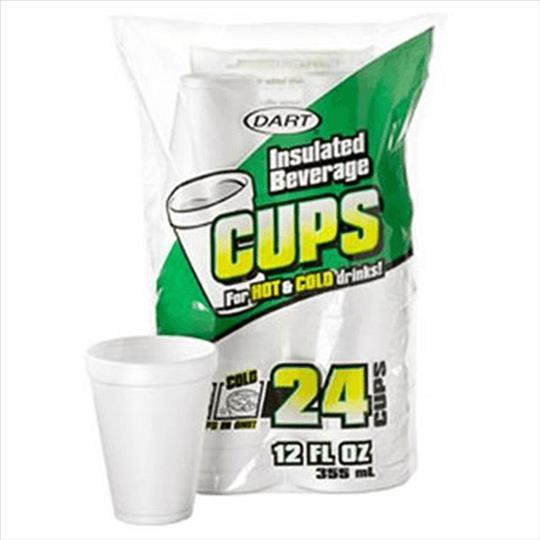 FOAM CUPS 12OZ/24CT