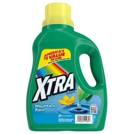XTRA DETERGENT MOUNTAIN RAIN 57OZ/6CT