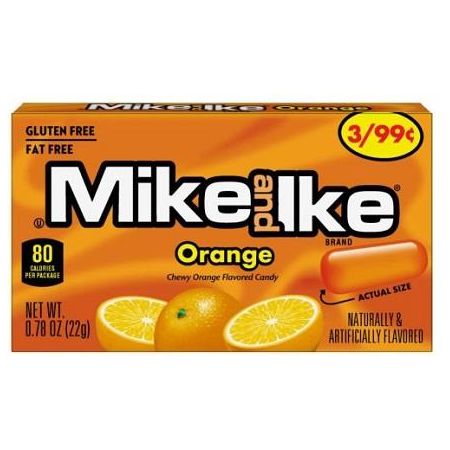 MIKE & IKE ORANGE 3/$.99 (.78OZ)