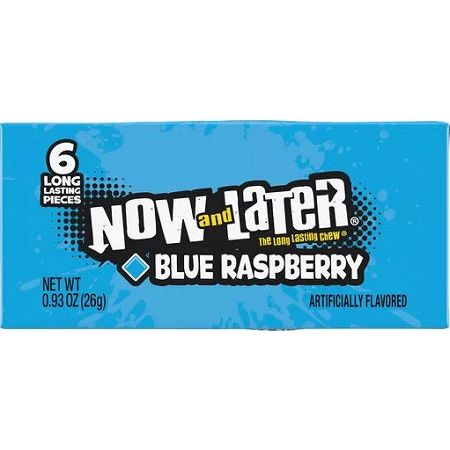 NOW & LATER BLUE RASPBERRY 24CT — ANG Wholesale