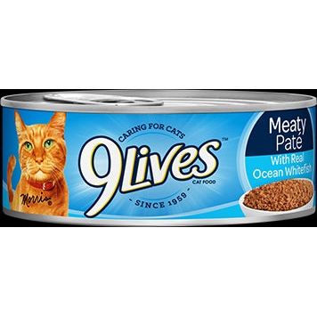 9 LIVES 5.5OZ/24CT OCEAN WHITEFISH
