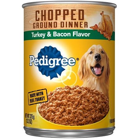 PEDIGREE CAN CHOICE CUTS TURKEY & BACON 13.2OZ/12CT