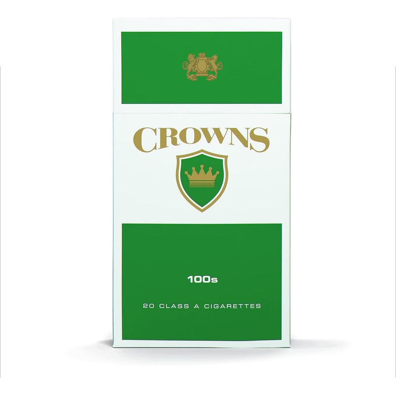 CROWNS DARK GREEN 100s BOX