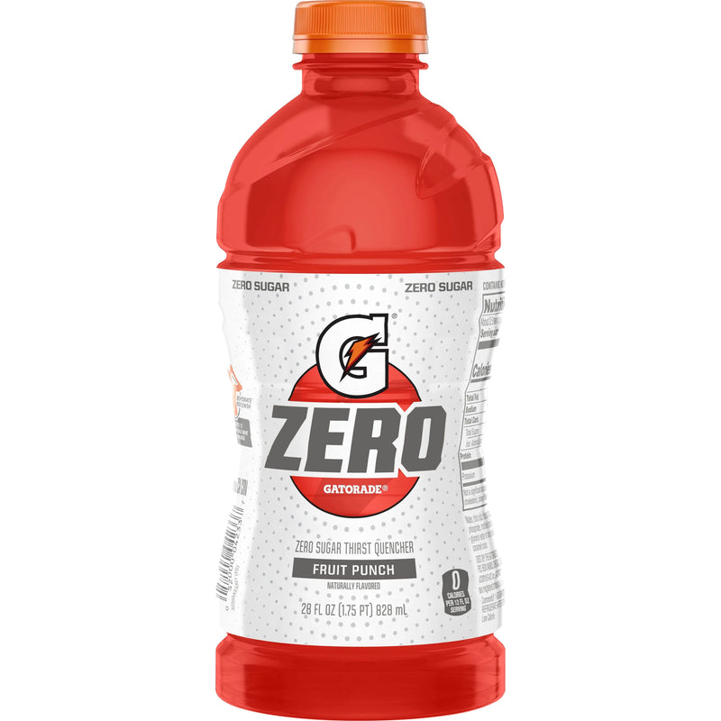GATORADE ZERO SUGAR FRUIT PUNCH  28OZ (15CT/CS)