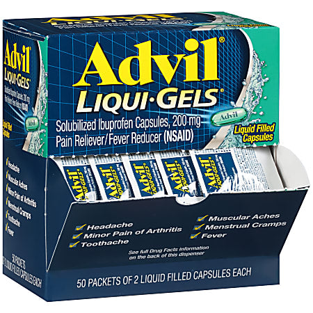 ADVIL LIQUI GEL 25PK