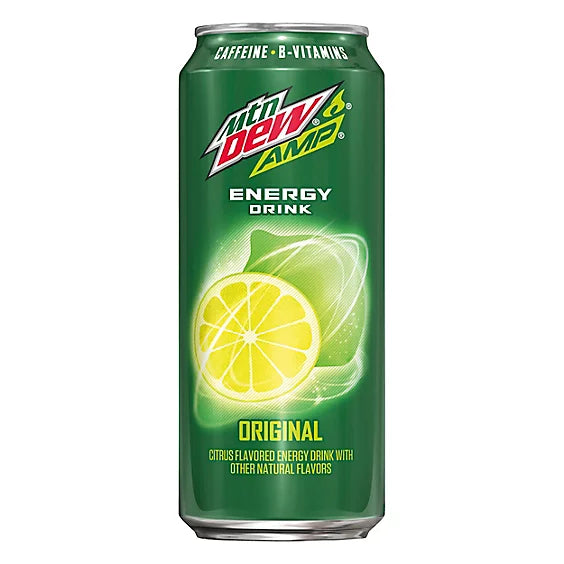 MOUNTAIN DEW AMP ENERGY CAN 16OZ/12PK