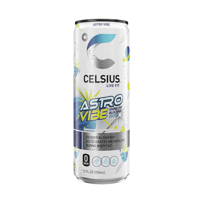CELSIUS ASTRO VIBE (BLUE RASPBERRY)  12oz/12ct