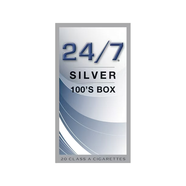 24/7 SILVER 100s BOX