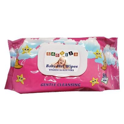 BABY WIPES 80CT-PINK
