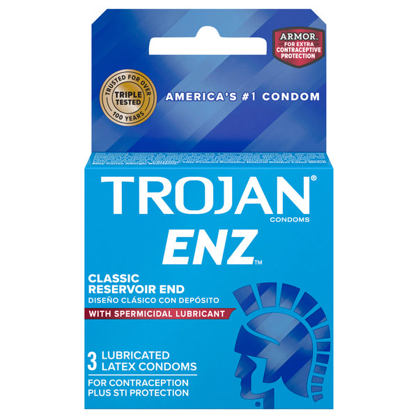 TROJAN ENZ BLUE 3CT/6PK