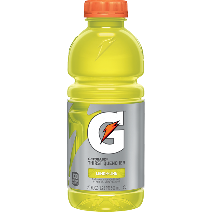 GATORADE LEMON LIME 20OZ (24CT/CS)