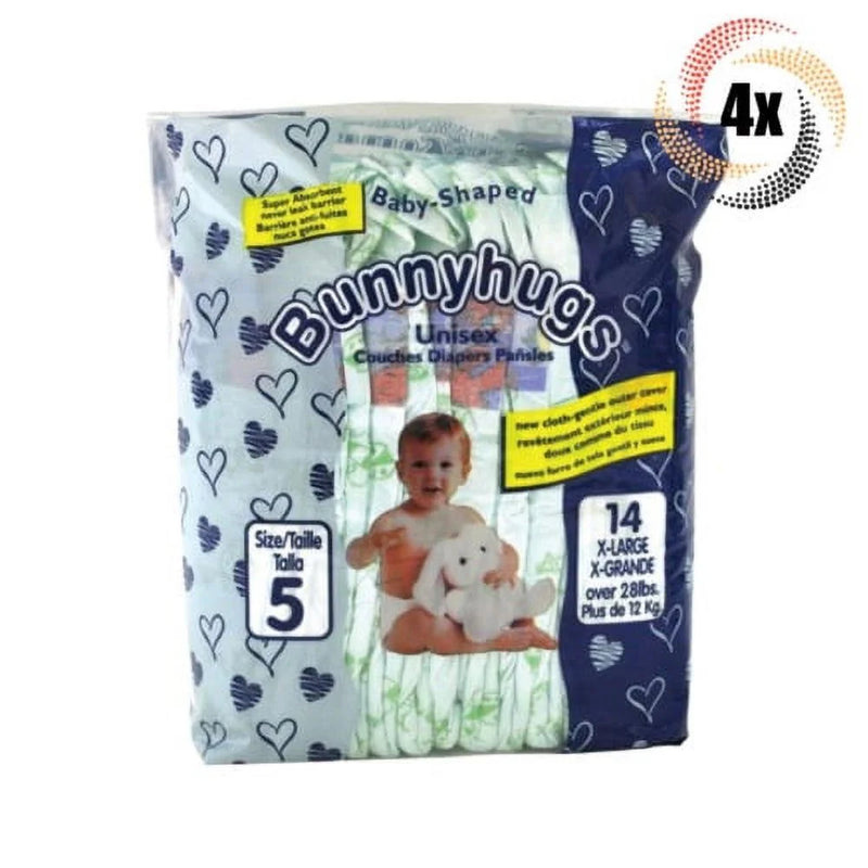 BUNNYHUGS DIAPAR XL SIZE : 5 8PK
