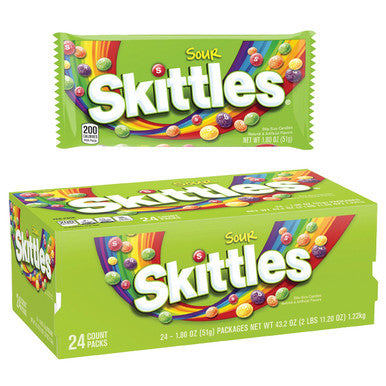 SKITTLES SHARE SIZE 24CT BOX(CLICK TO SEE ALL FLAVORS)