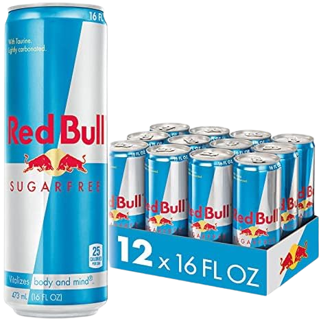 RED BUL 16oz/12ct SUGAR FREE