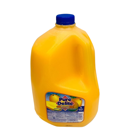 PURE DELITE GALLON MANGO 6PK