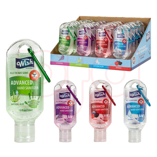 HAND SANITIZER KEYCHAIN DISPLAY 24CT