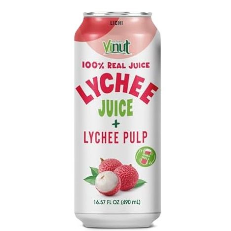 VINUT LYCHEE JUICE WITH PULP 16.9OZ