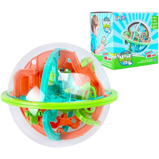 MAZE BALL GAME TOY CANDY 12CT