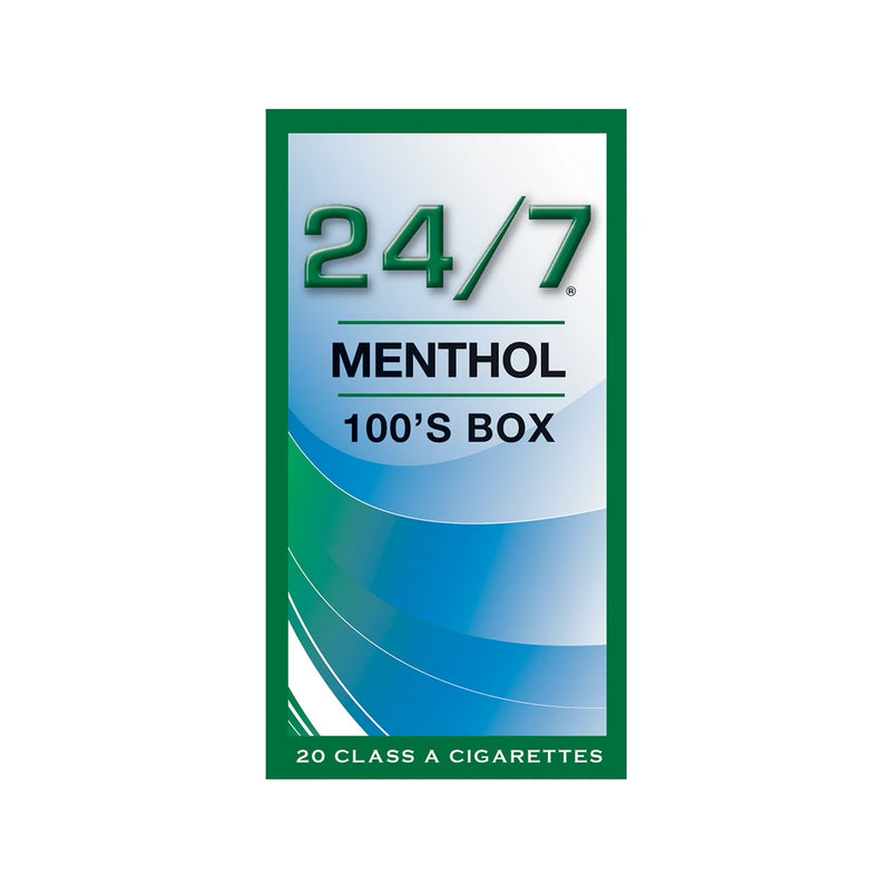 24/7 MENTHOL 100s BOX