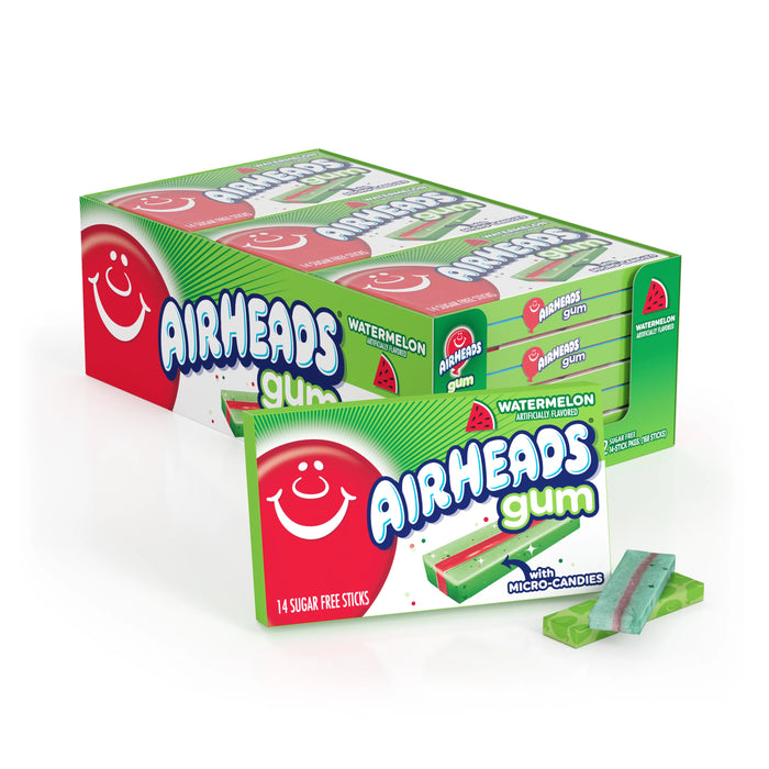 AIRHEADS GUM WATERMELON 12CT