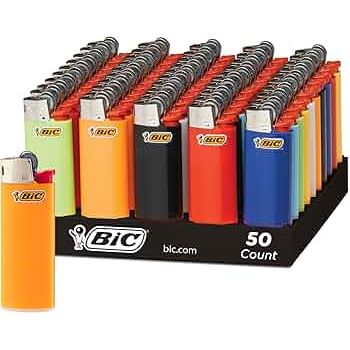 BIC LIGHTERS MINI 50CT