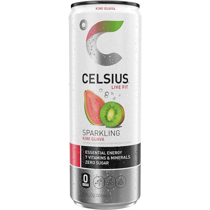 CELSIUS KIWI GUAVA 12oz/12ct