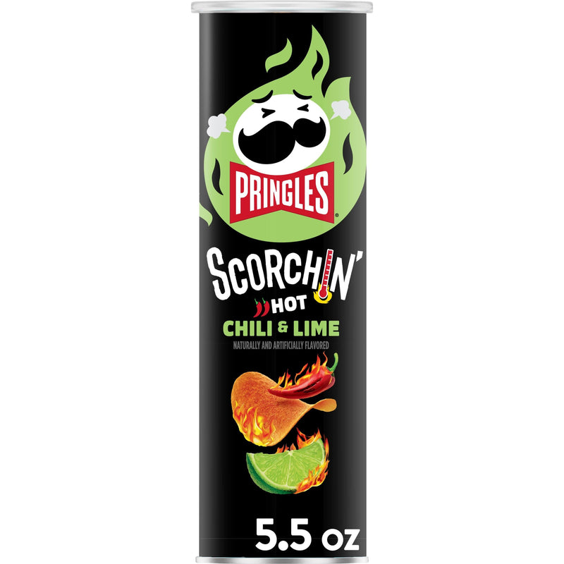 PRINGLES LG. SCORCHIN CHILI/LIME 1pc/5.26oz
