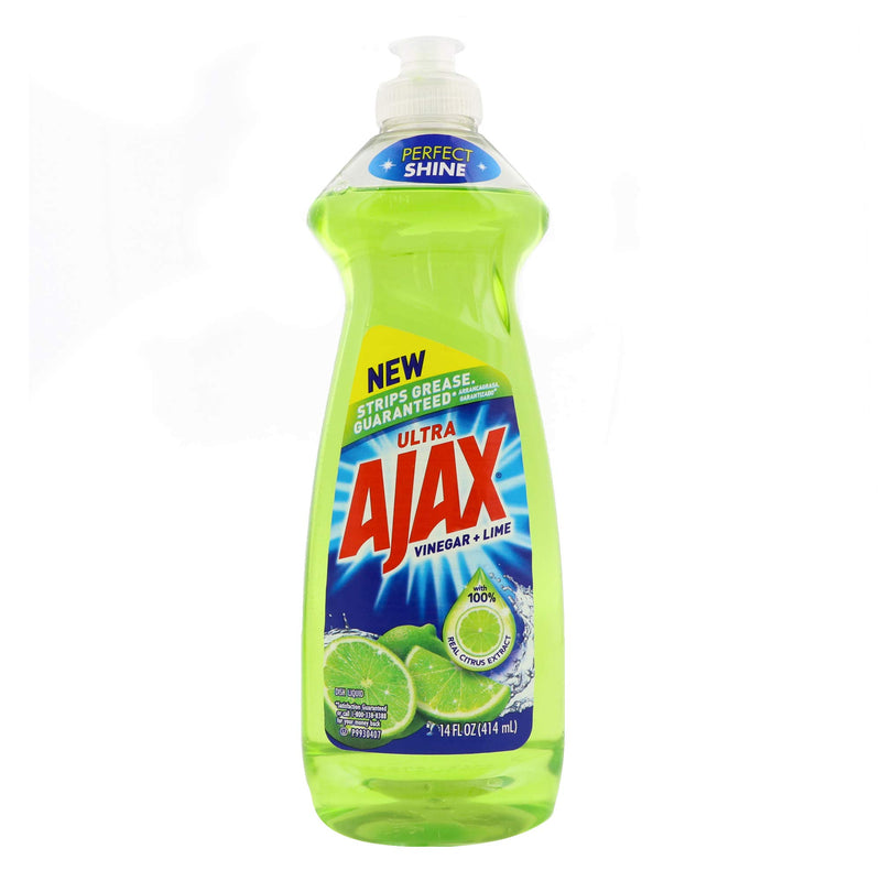 AJAX DISHWASHING LIQUID 14OZ LIME
