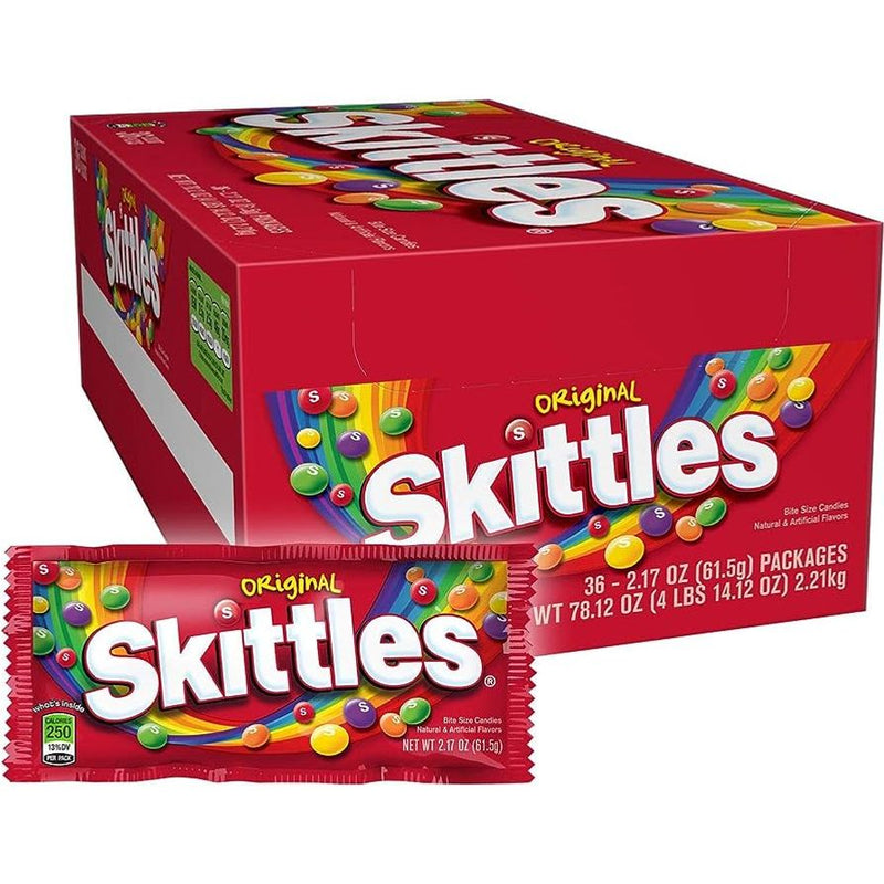 SKITTLES REGULAR SIZE 36CT BOX