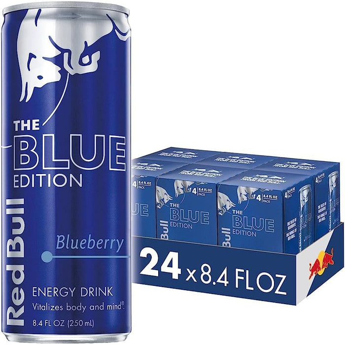 RED BULL 8.4oz BLUEBERRY 24ct ROYAL BLUE CAN