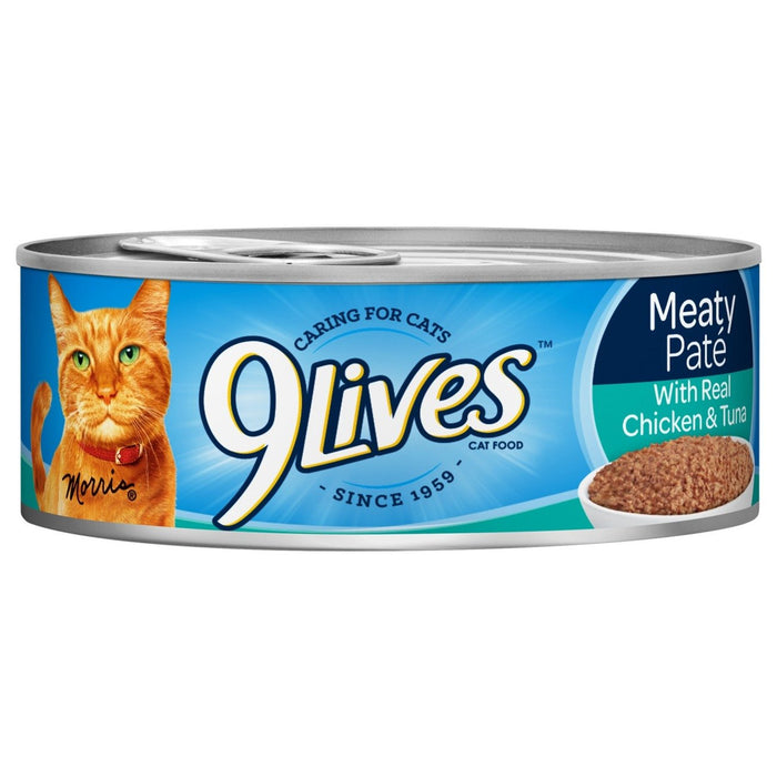 9 LIVES 5.5OZ/24CT CHICKEN & TUNA