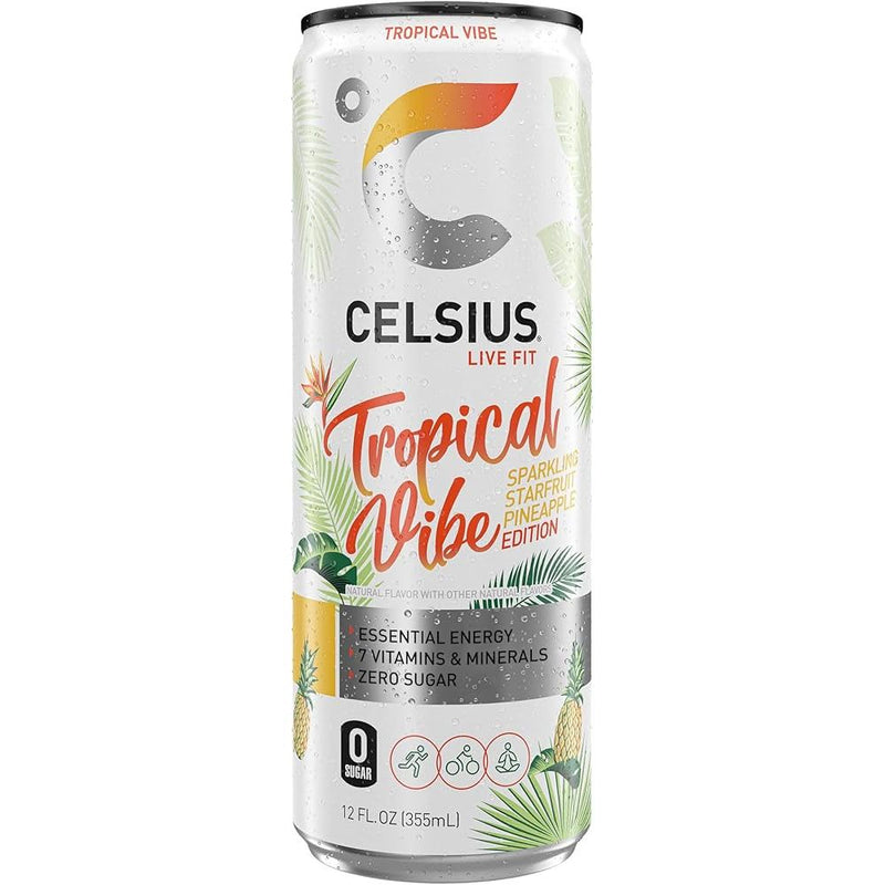 CELSIUS TROPICAL VIBE 12OZ/12PK