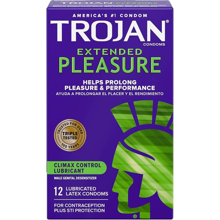 TROJAN EXTENDED PLEASURE 3CT/6PK