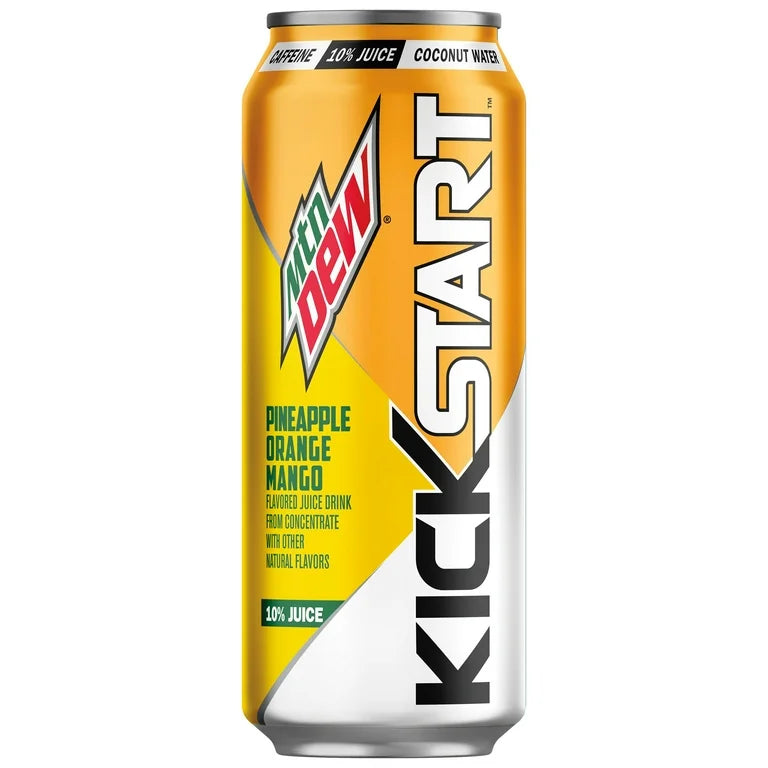 KICKSTART CAN PINEAPPLE ORANGE MANGO 16OZ/12PK