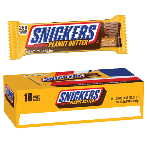 SNICKERS PEANUT BUTTER SHARE SIXE 18ct