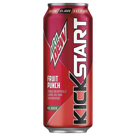 KICKSTART CAN FRUIT PUNCH 16OZ/12PK