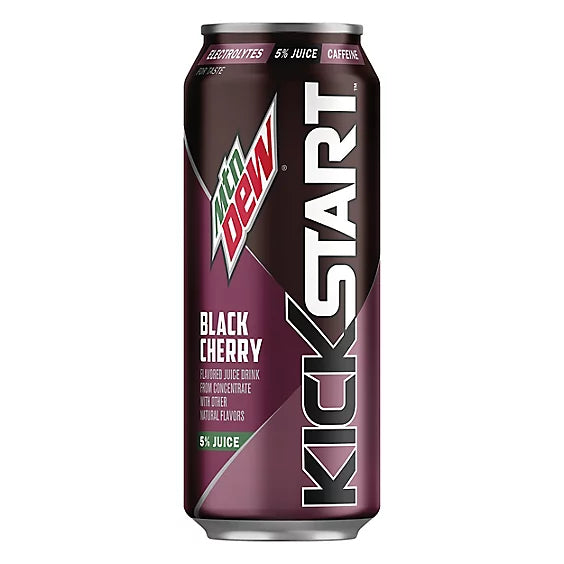 KICKSTART CAN BLACK CHERRY 16OZ/12PK