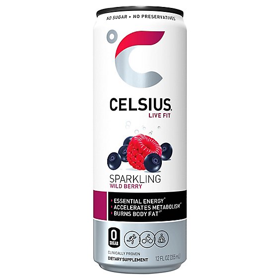 CELSIUS WILD BERRY  12oz/12ct