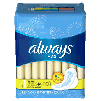 ALWAYS PADS MAXI REGULAR 18CT
