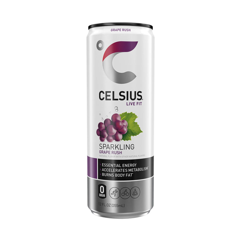 CELSIUS GRAPE RUSH 12OZ/12PK