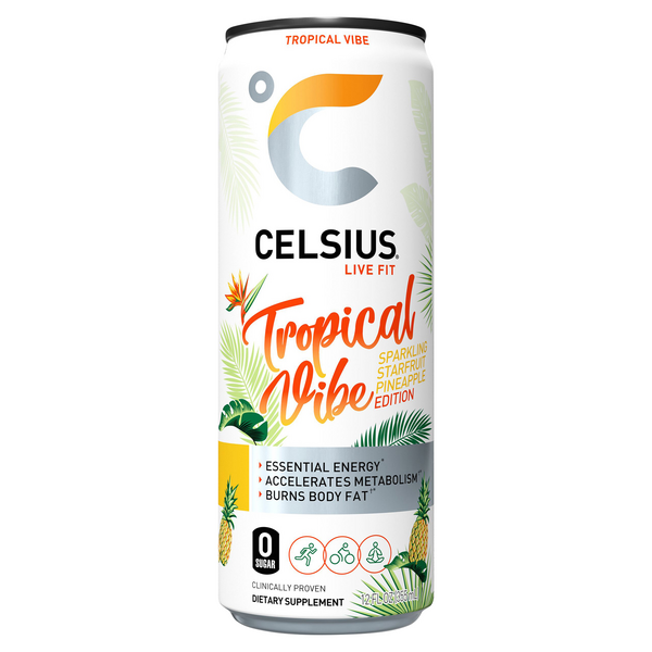 CELSIUS STARFRUIT PINEAPPLE EDITION 12oz/12ct