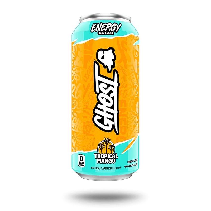 GHOST ENERGY TROPICAL MANGO 16OZ/12PK