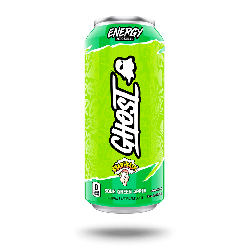 GHOST ENERGY SOUR GREEN APPLE 16OZ/12PK