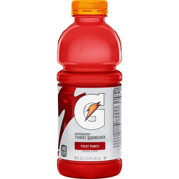 GATORADE FRUIT PUNCH 20OZ (24CT/CS)