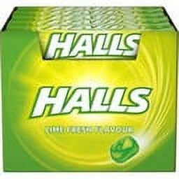 HALLS COUGH DROPS  - LIME FRESH 20CT